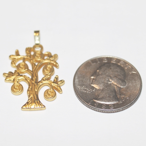 Money Tree Amulet Gold Tone Infused (LFP)