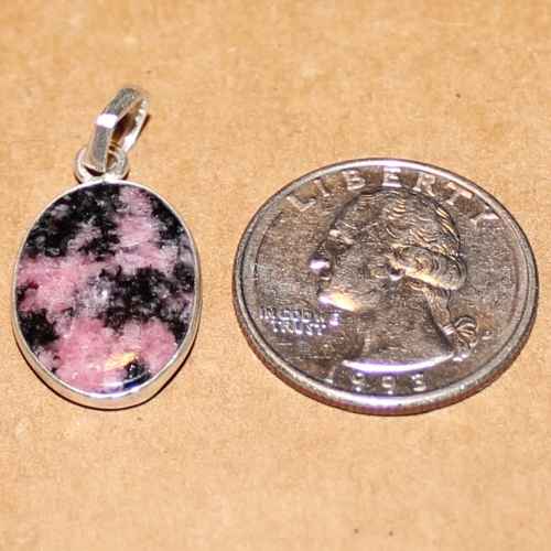 Rhodonite Oval (Sterling)