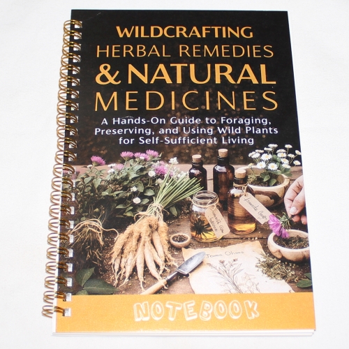 Wildcrafting Herbal Remedies Notebook Spiral Bound