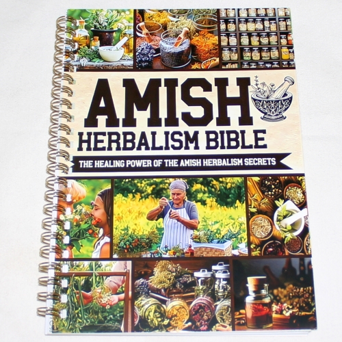 Amish Herbal Remedies Mini Herb Book Spiral Bound