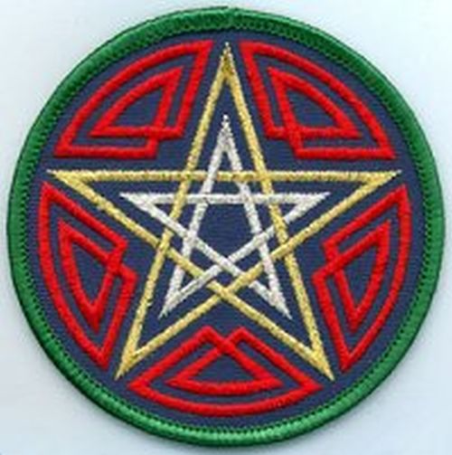 Patch: Celtic Pentagram 3in