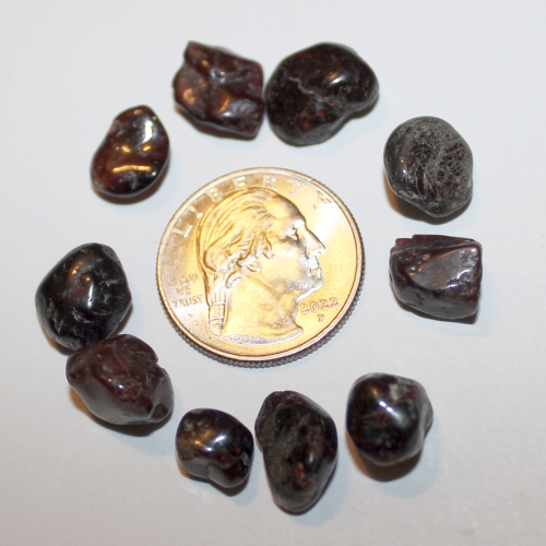 Garnet Tumbled - 0 Tiny (No dot)