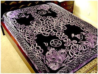 Celtic King Purple Tapestry 72x108 in