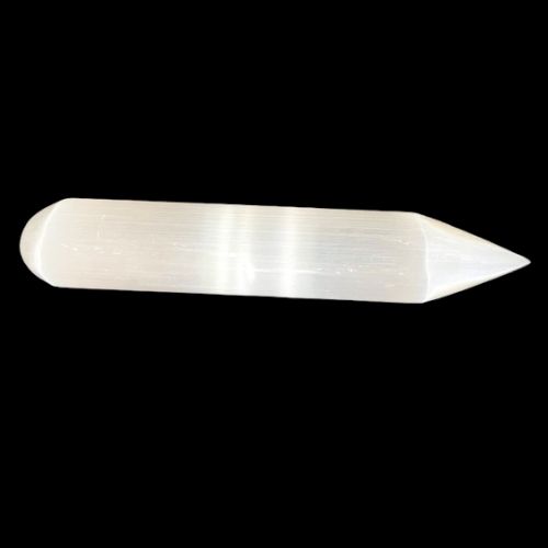 Selenite Massage Wand  Pointed & Rounded
