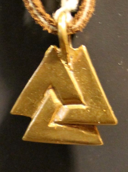 Valknut Closed Pendant Bronze