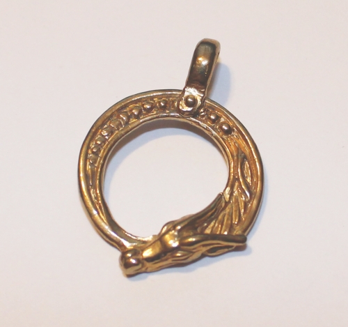 Jormungandr Pendant (Bronze)