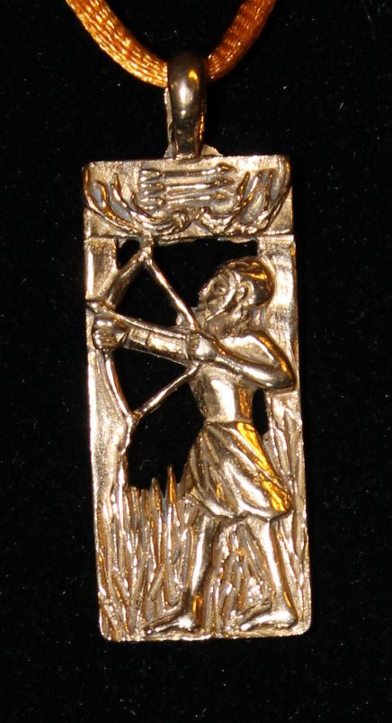 Orisha Ochosi Pendant (Bronze)