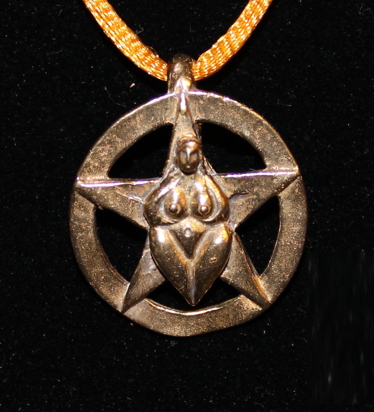 Fertility Goddess Inanna Pentacle (Bronze)