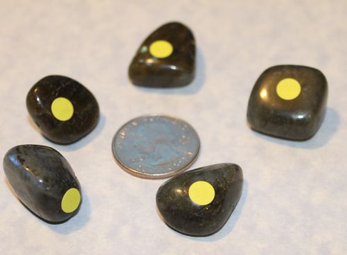 Labradorite Tumbled - 1 Small (Yellow Dot)
