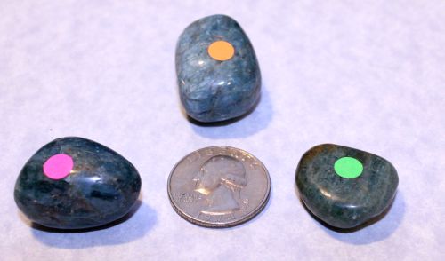 Apatite Tumbled - 2 Medium (Green Dot)