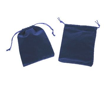 2x2.5 Royal Blue Velour Drawstring Bag