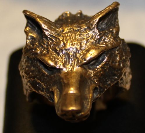 Wolf Head Large (Bronze)