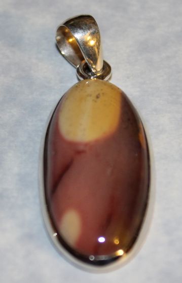 Mookaite Oval Pendant (Sterling)