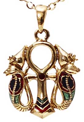 Serpent Ankh Necklace