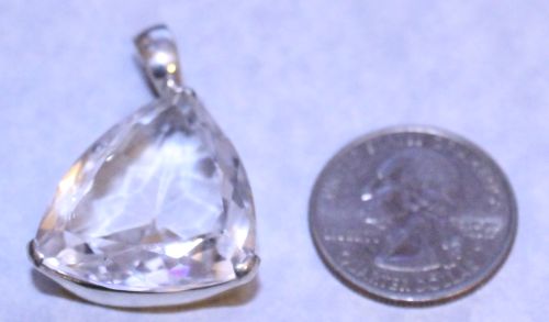 Quartz Triangle Faceted 2014 (Sterling)