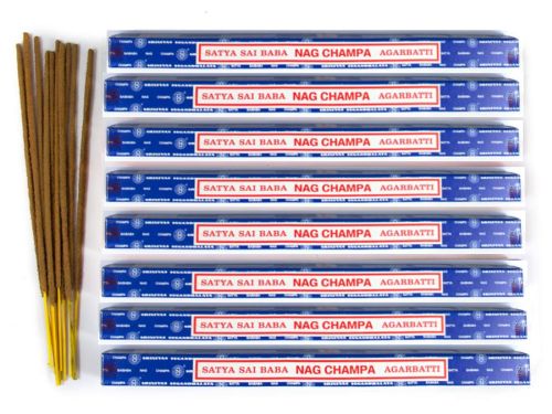 Nagchampa Satya Sai Baba (blue) 10 gram - 8 stick box
