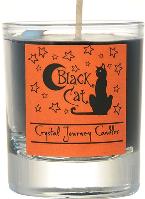 Soy Herbal Filled Votive - Black Cat (CJC)