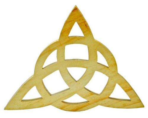 Triquetra Wooden Wall Hanging 10 in high x 8 in wide