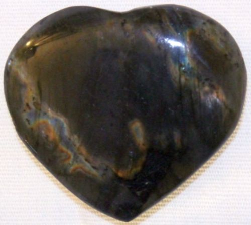 Labradorite Heart 30 mm x 40 mm