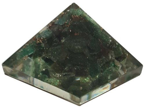 Green Aventurine Orgonite Pyramid Approx 1 inch