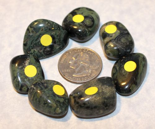 Jasper Kambaba Tumbled - 1 Small (Yellow Dot)