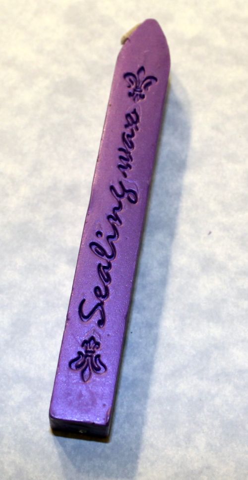 Sealing Wax Purple  3.6 in x .47 in