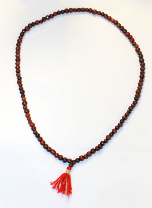 Rosewood 108 bead mala - 5 to 7 mm beads