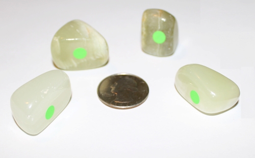 Onyx Green Tumbled - 2 Medium (Green Dot)
