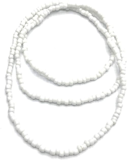 Orisha Obatala Necklace White 30 inch Blesed by Ifa Priestess