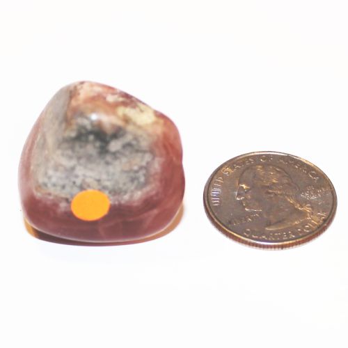 Rhodochrosite Tumbled - 04 Xlarge (Orange Dot)