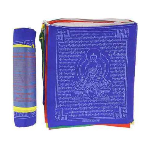 Medicine Buddha Tibetan Prayer Flag