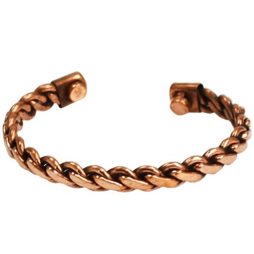 Copper Magnetic Bracelet Heavy Twisted