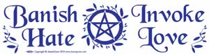 Banish Hate (Pentagram) Invoke Love