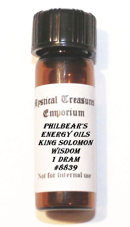King Solomon Wisdom Energy Oil by PhilBear - 1 dram