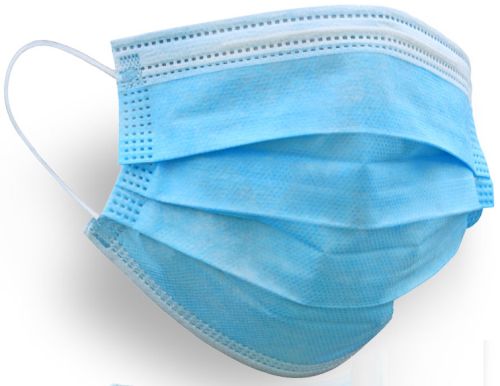 Face Mask 4 Ply Adult ASTM 3 Blue