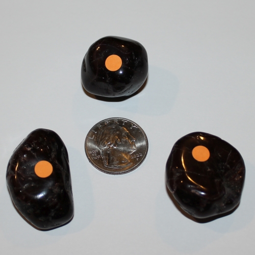 Garnet Tumbled - 4 XL (Orange Dots)
