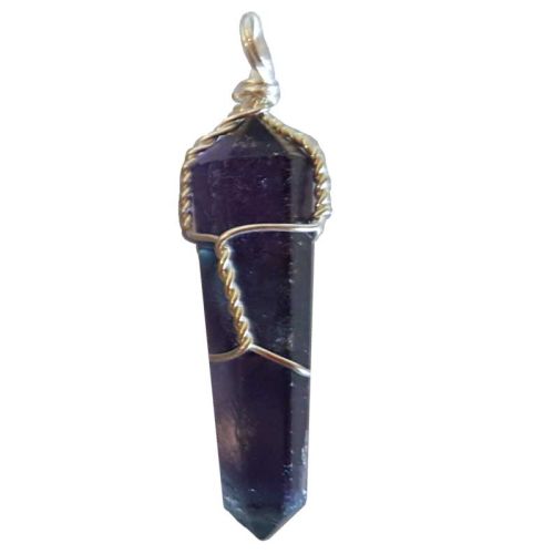 Fluorite Point Wire Wrapped