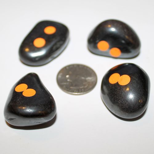 Hematite Tumbled - 5 2XLarge (2 Orange)