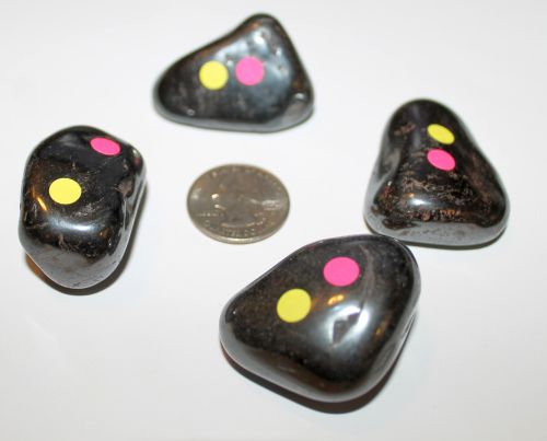 Hematite Tumbled - 7 4XLarge (Yellow/Pink)