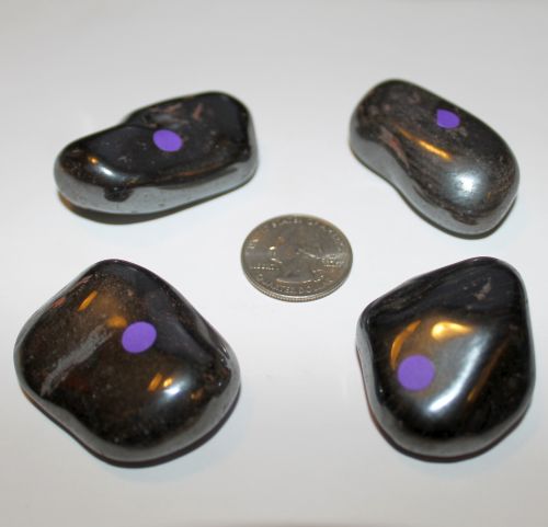 Hematite Tumbled - 8 5XLarge (1 Purple)