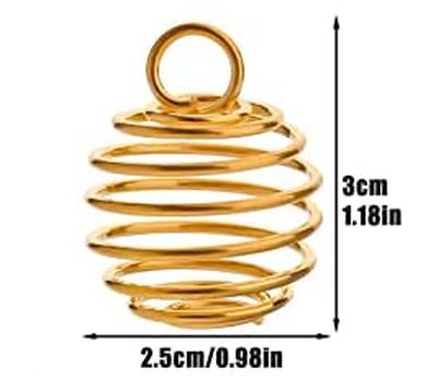 Spiral Cage Lite Large Gold Tone