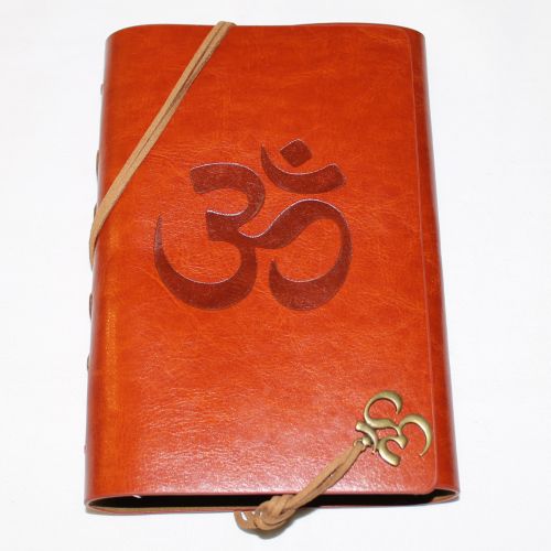 OM Brown Leather Journal 5x7.25 in