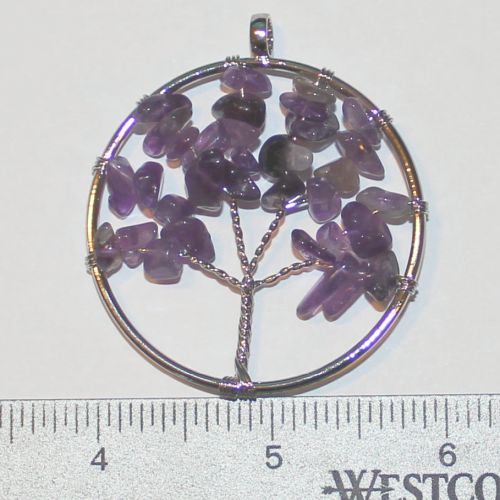 Tree of Life 2 in Amethyst Chip