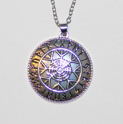 Helm of Awe Necklace Stainless Steel w/Chain