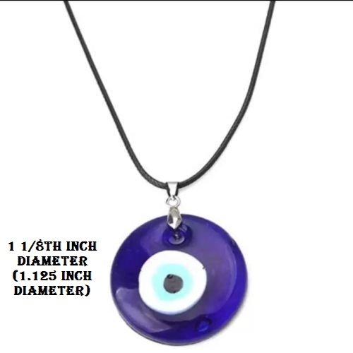 Evil Eye Protection Necklace 18 inch w/cord