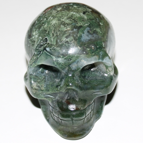 Skull - Moss Agate