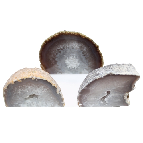Agate Standing Geode Sections