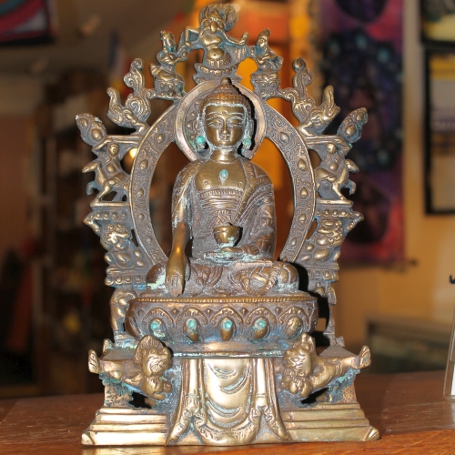 Six Perfections Of Buddha, Brass, Antique